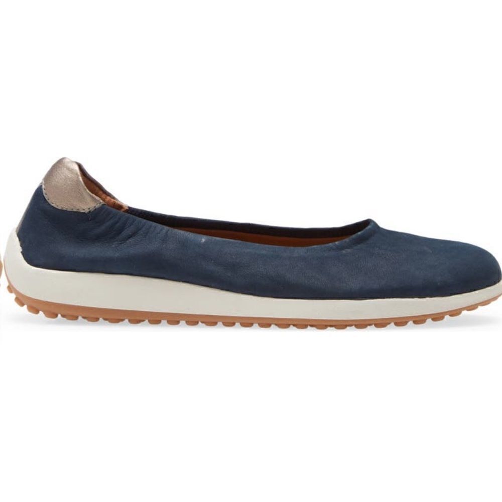 NEW Caslon comfy flat leather navy blue 6.5 - Picture 5 of 11